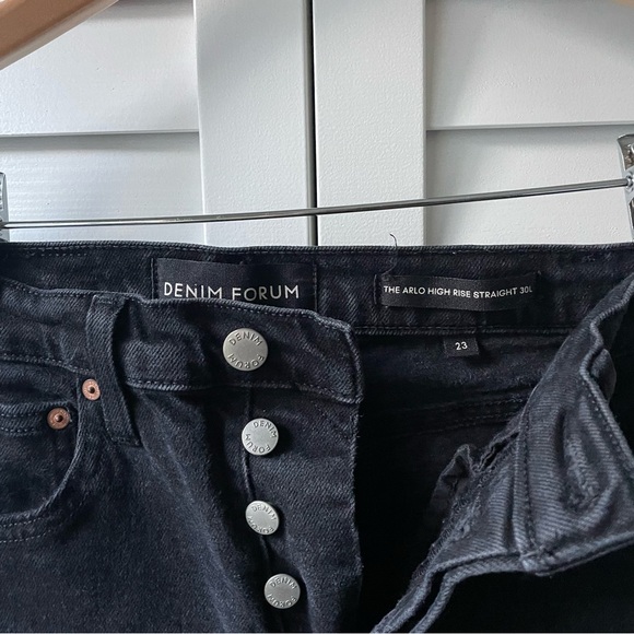 🖤 Denim Forum - Arlo Hi-Rise Straight Jeans - Picture 8 of 10